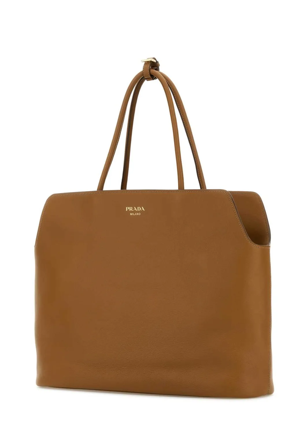 Prada Logo-Stamp Tote Bag