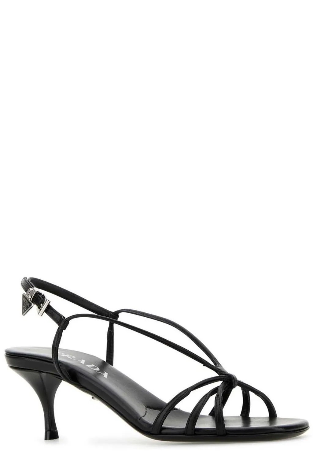 Prada Square-Toe Sandals