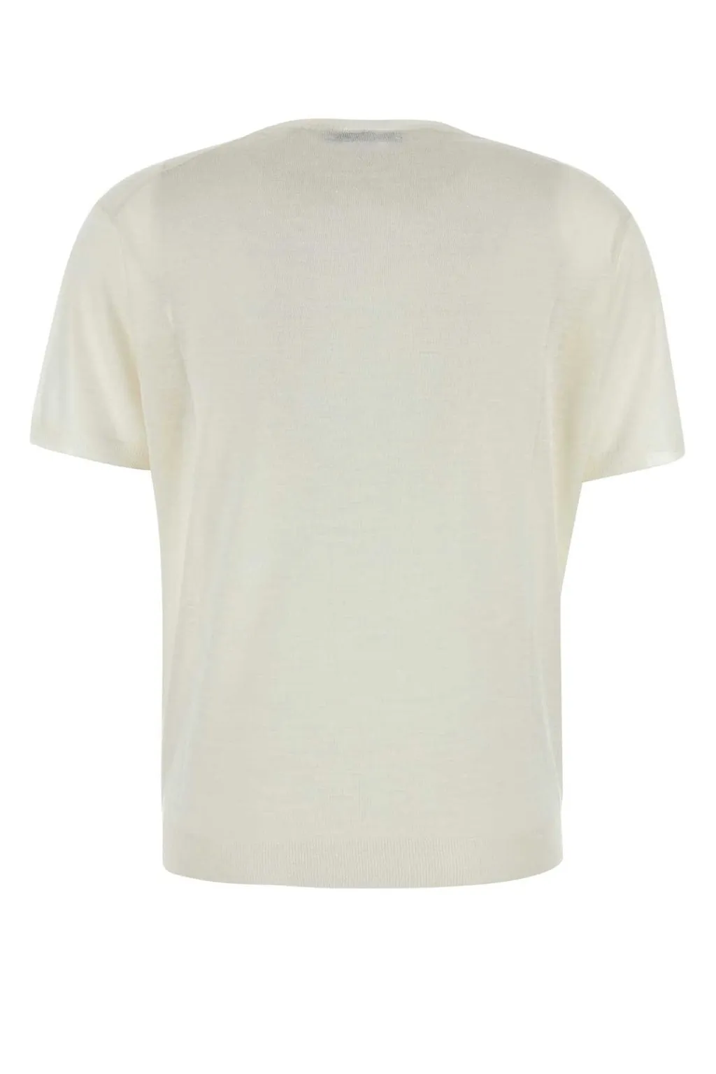 Prada Logo-Jacquard Short-Sleeved Jumper