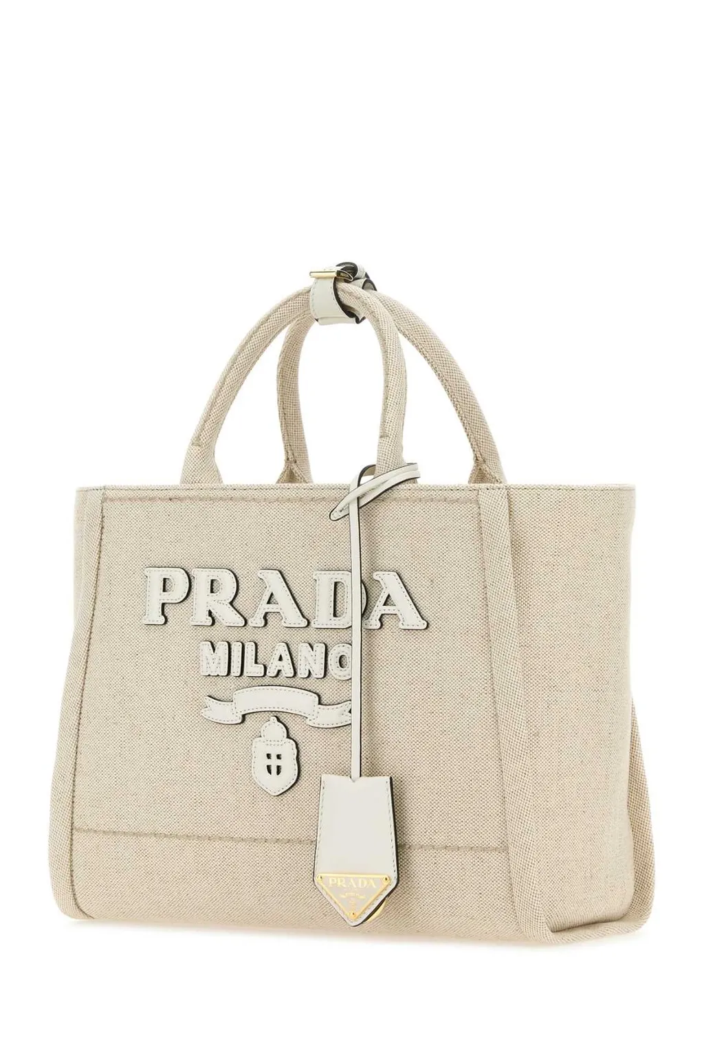 Prada Logo-Detailed Tote Bag