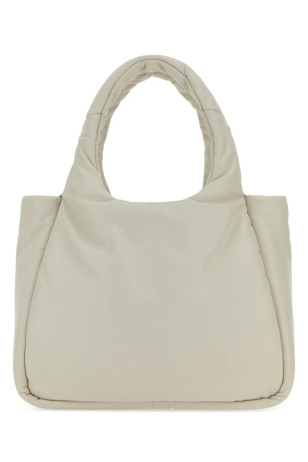 Prada Logo Plaque Top Handle Tote Bag