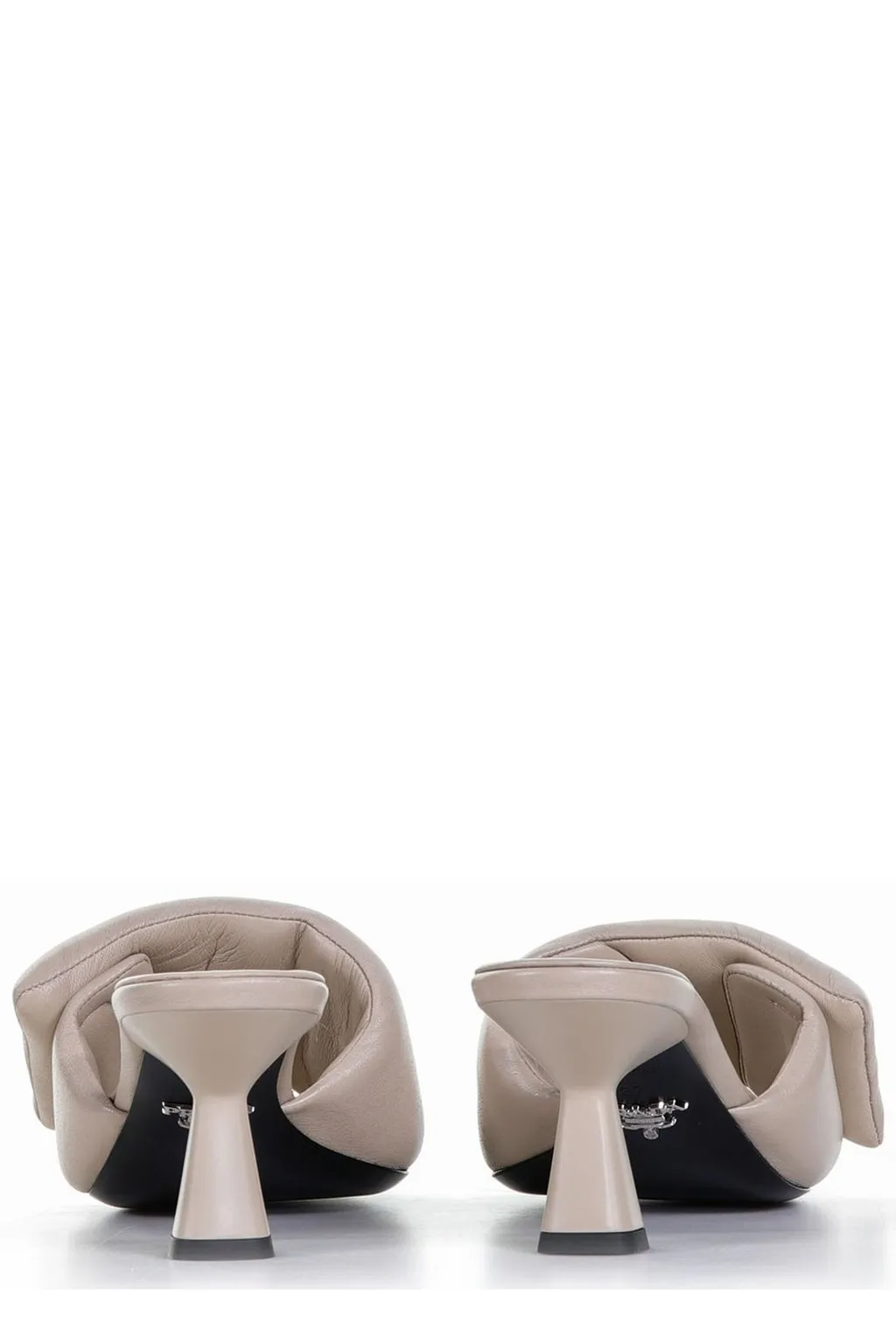 Prada Logo Plaque Mules