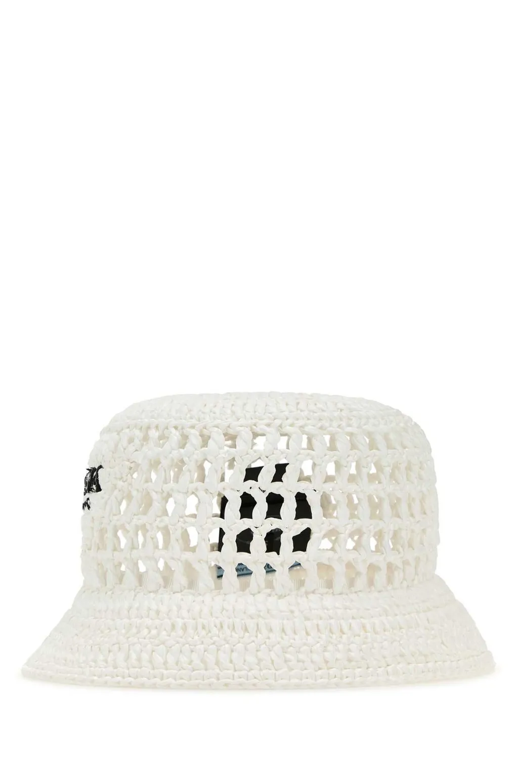 Prada Logo Detailed Interwoven Bucket Hat
