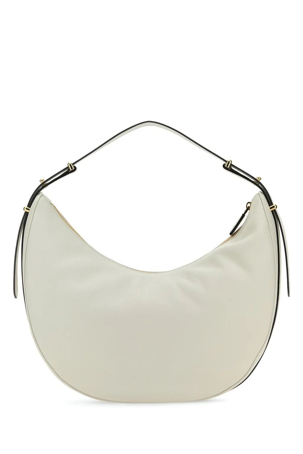 Prada Arqué Zip-Up Large Shoulder Bag