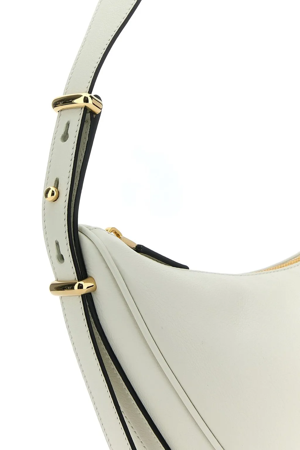 Prada Arqué Zip-Up Large Shoulder Bag