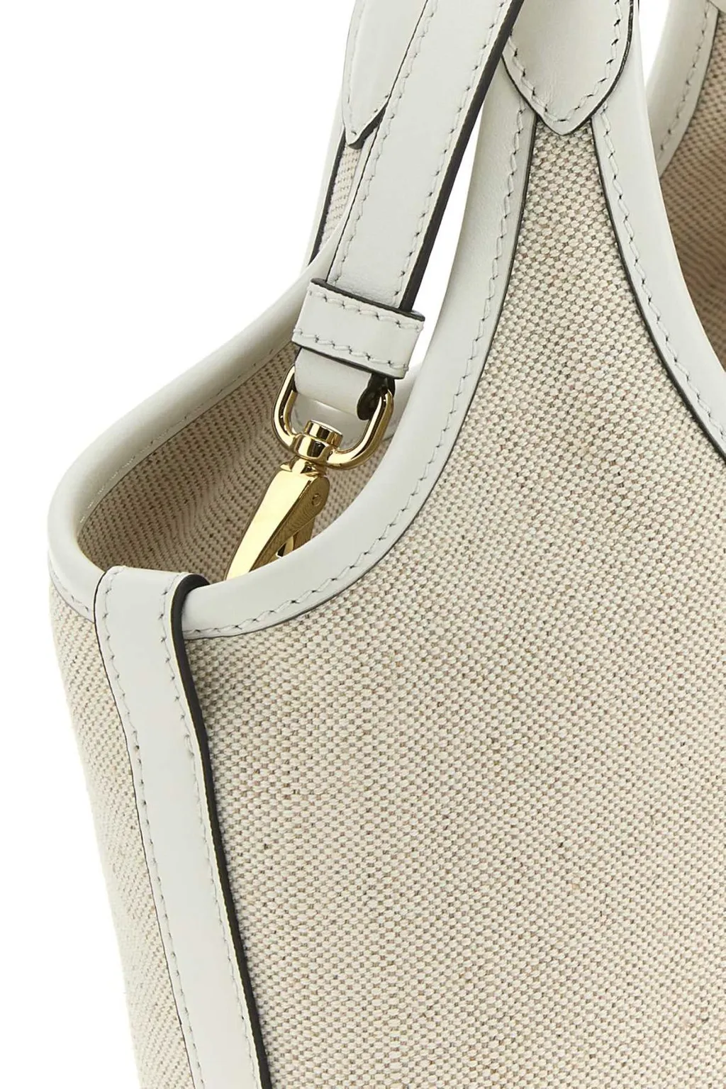 Prada Logo Print Mini Bucket Bag