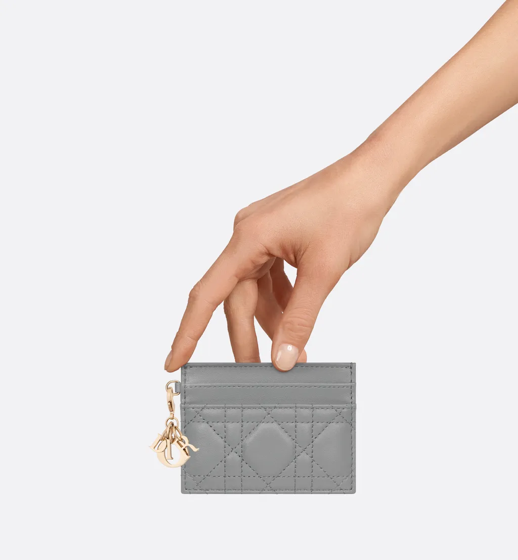 Lady Dior Freesia Card Holder