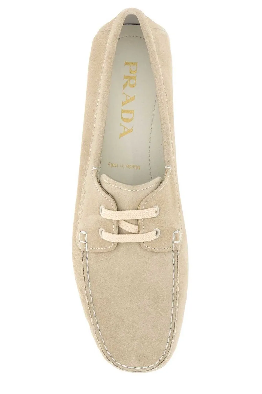 Prada Round-Toe Driving Shoes