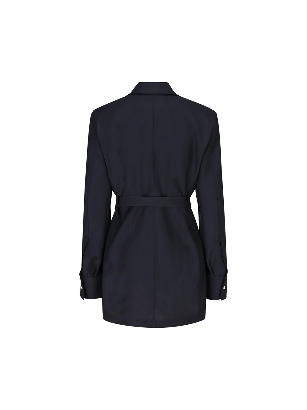 Prada Single-Breasted Belted Shirt Jacket