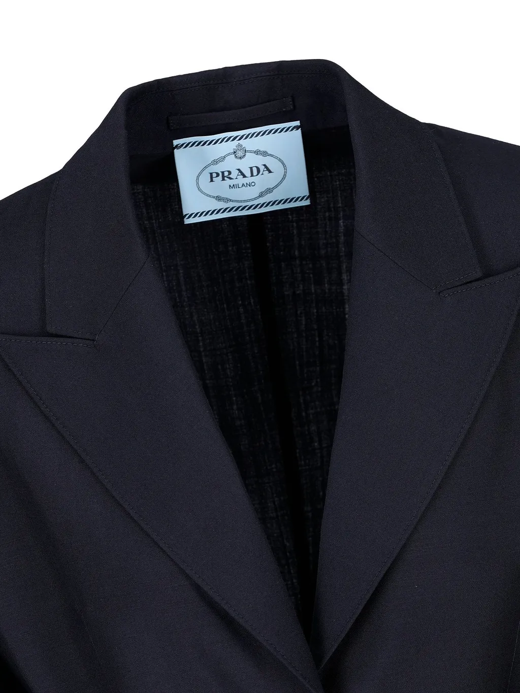 Prada Single-Breasted Belted Shirt Jacket