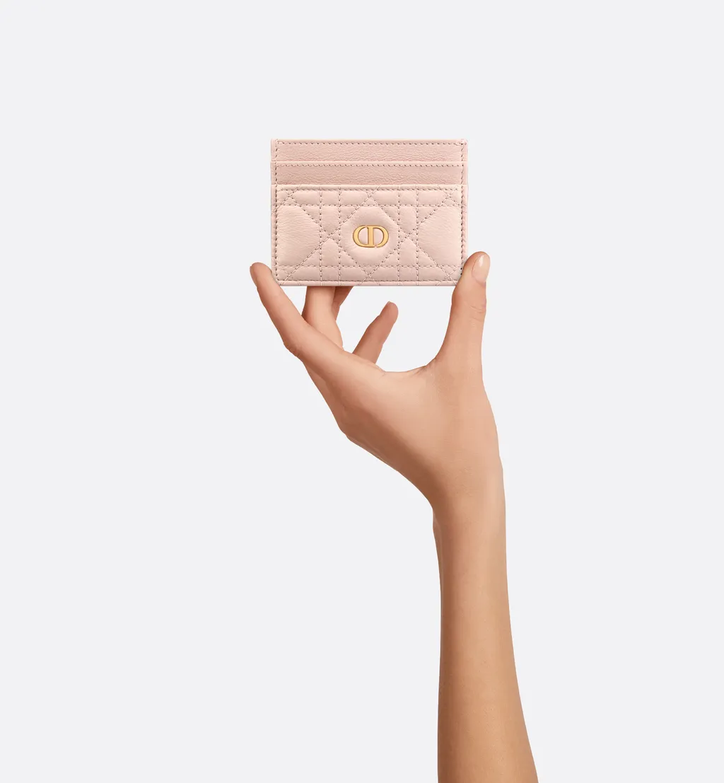 Dior Caro Freesia Card Holder