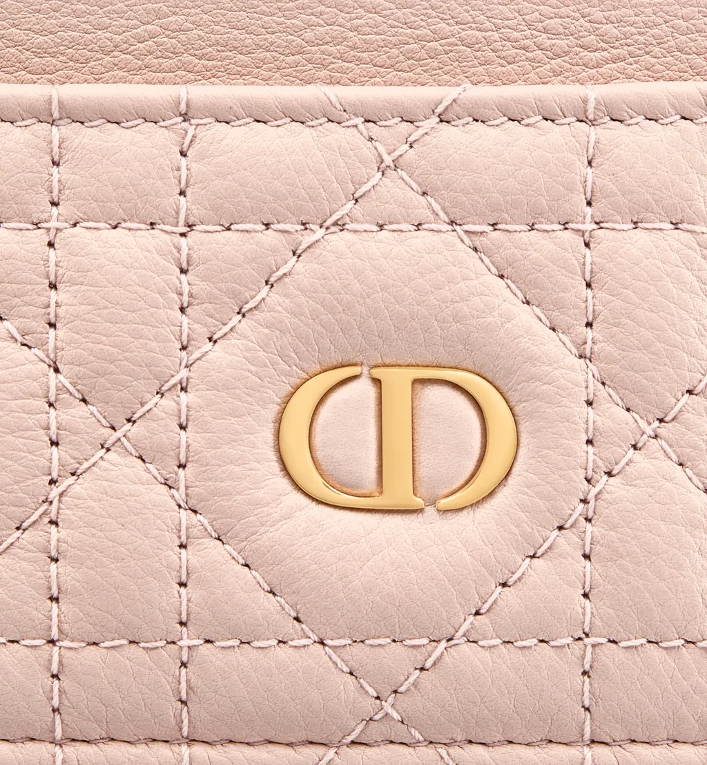 Dior Caro Freesia Card Holder
