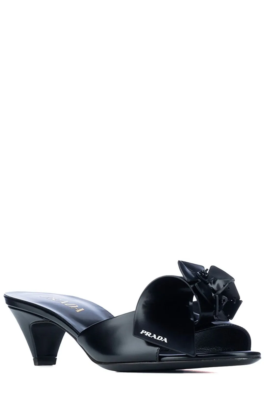 Prada Low-Heeled Slip-On Sandals