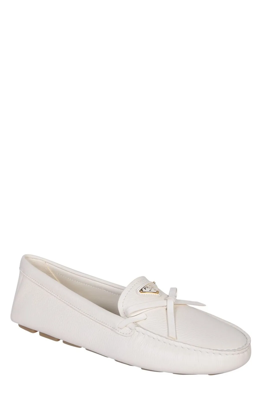 Prada Triangle-Logo Slip-On Loafers