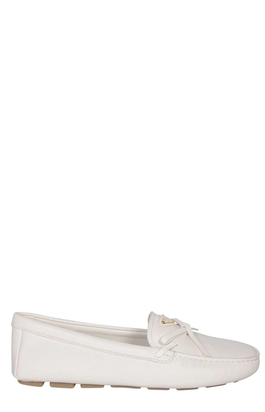 Prada Triangle-Logo Slip-On Loafers