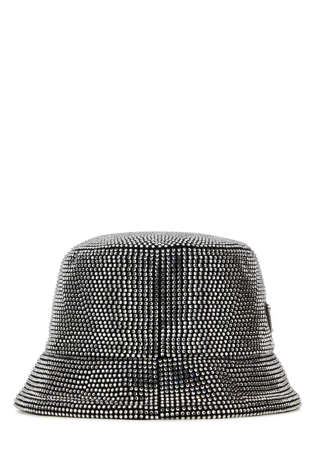 Prada Embellished Logo Plaque Bucket Hat