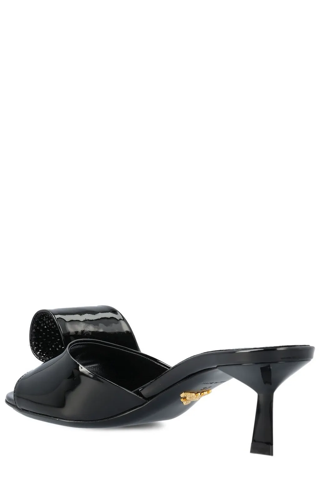 Prada Embellished Slip-On Sandals