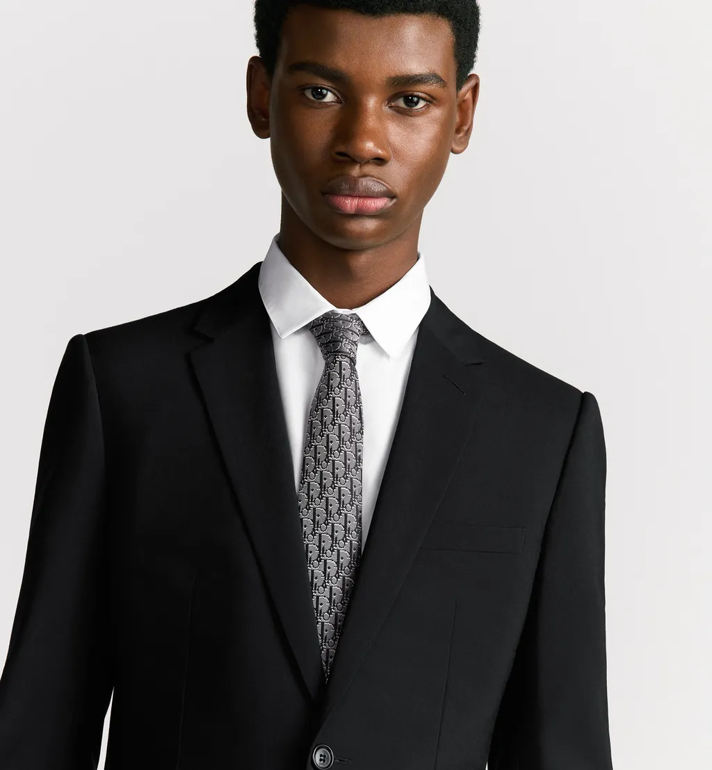 Dior Oblique Pixel Tie