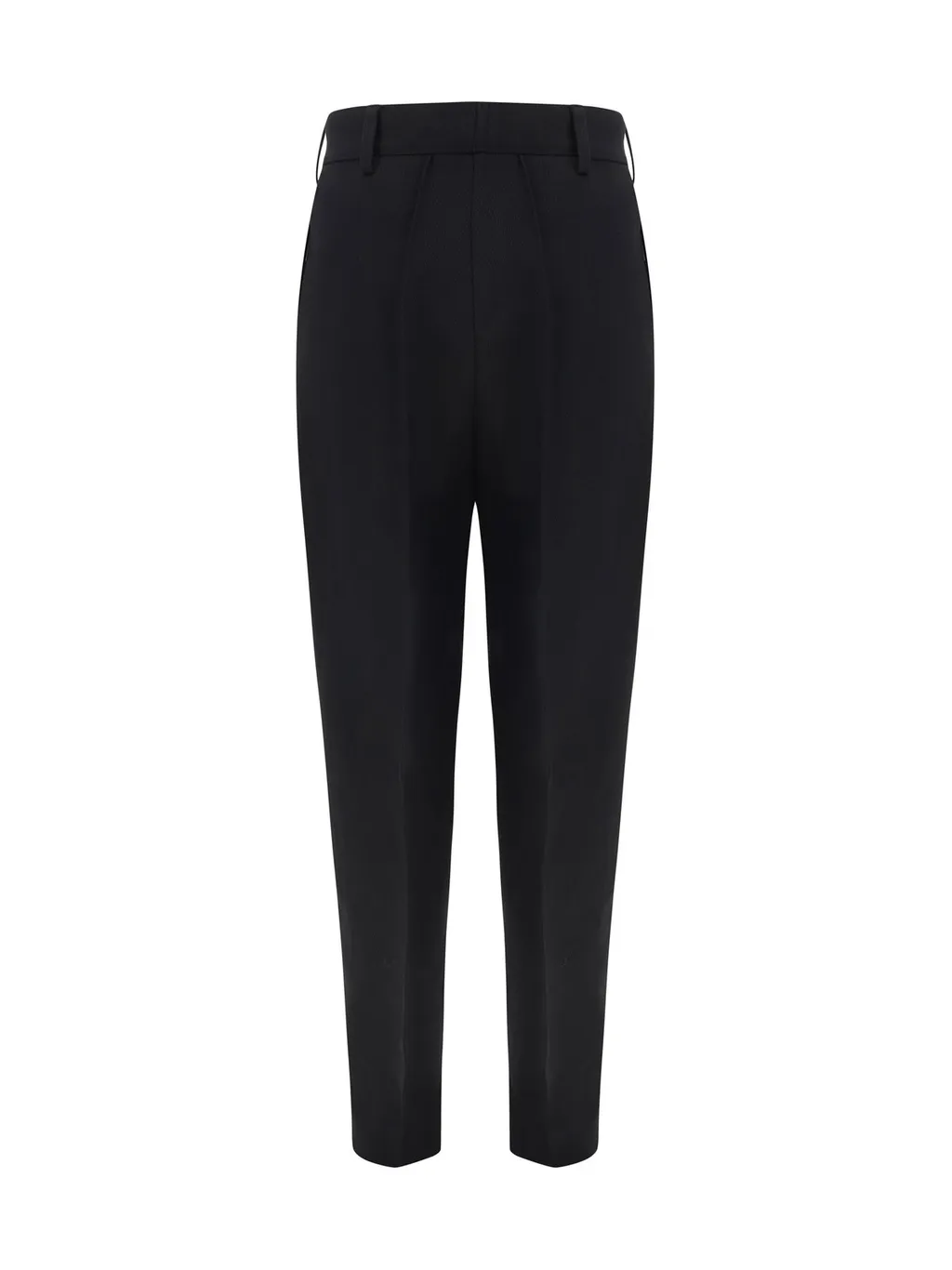 Prada High-Waist Tapered-Leg Trousers