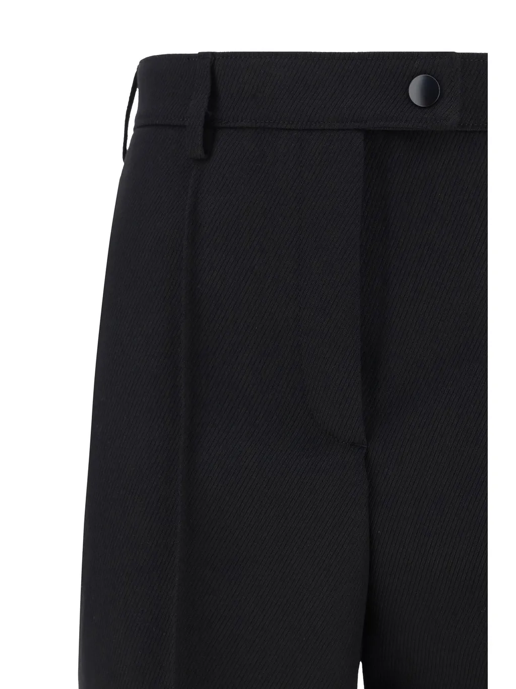 Prada High-Waist Tapered-Leg Trousers
