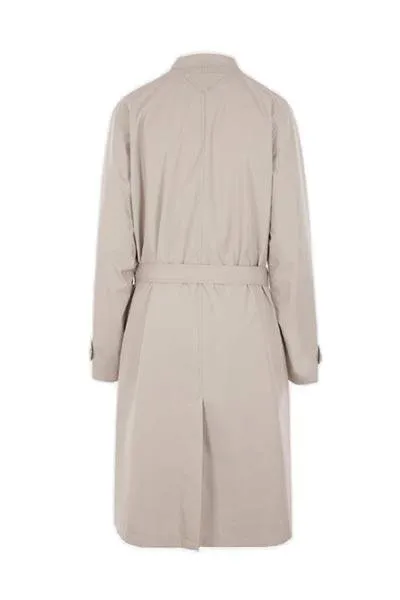 Prada Double-Breasted Belted Trench Coat