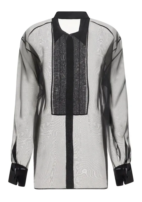 Prada Sheer Long Sleeved Shirt