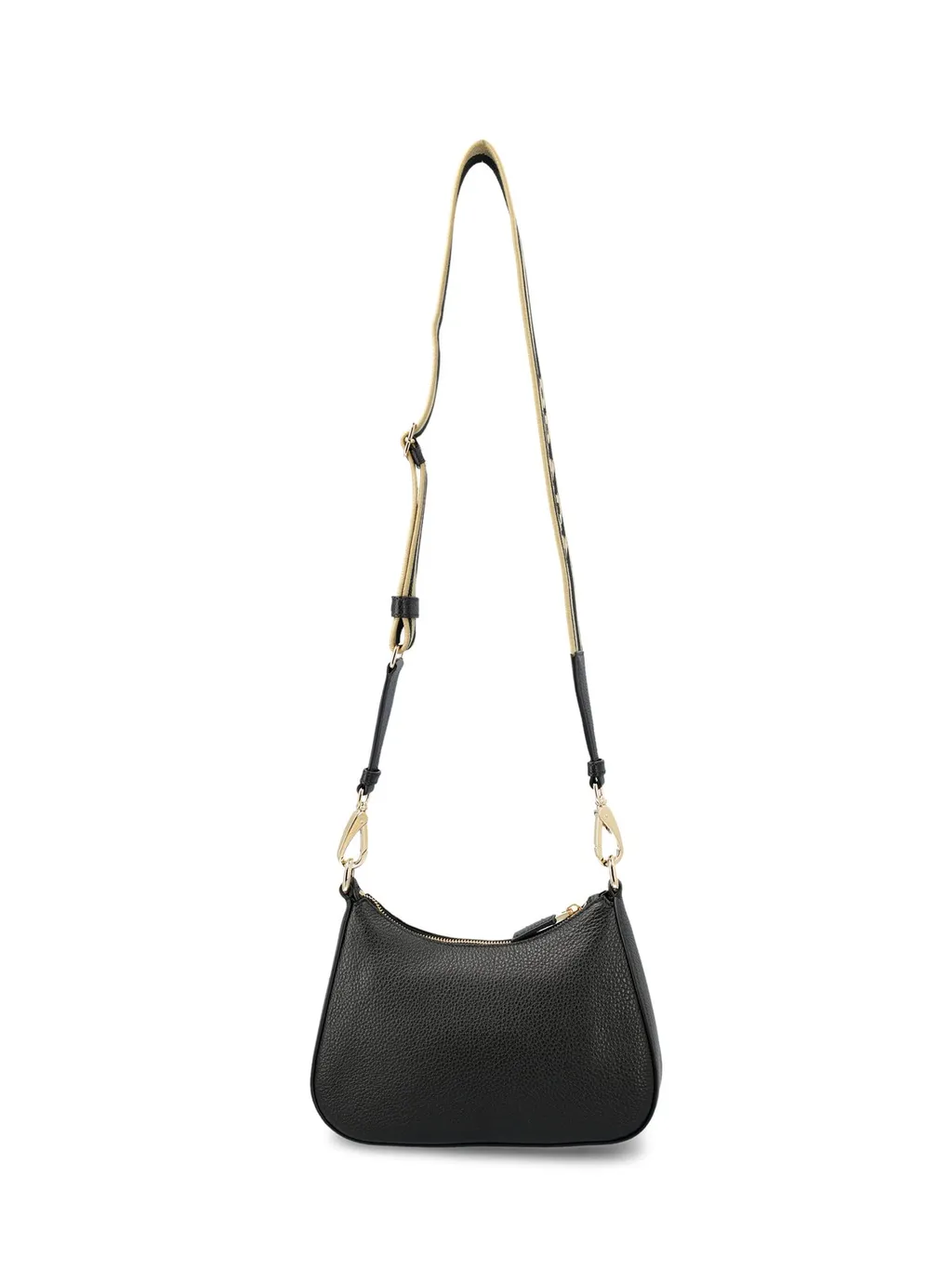 Prada Logo Plaque Zipped Shoulder Bag