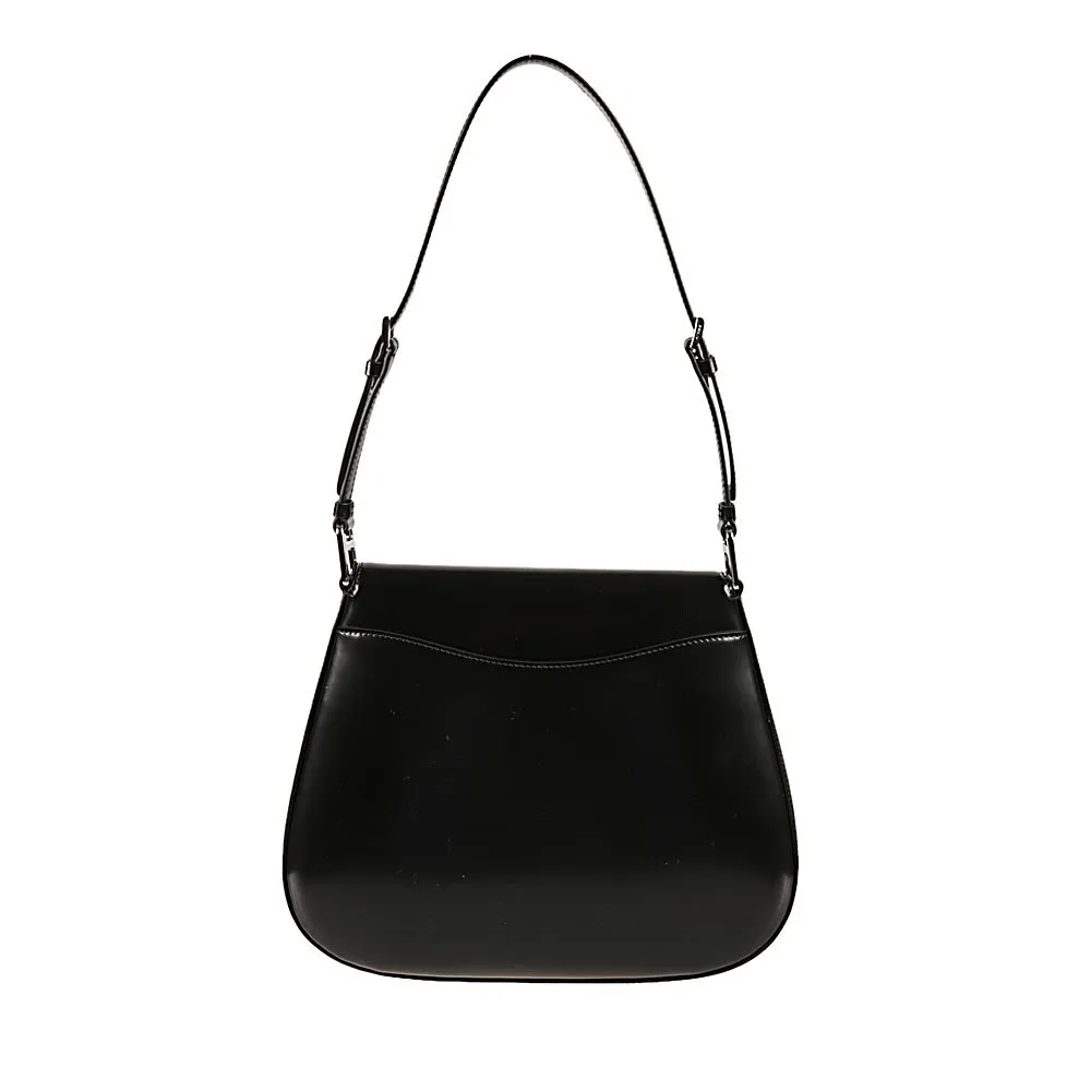 Prada Logo Plaque Shoulder Bag
