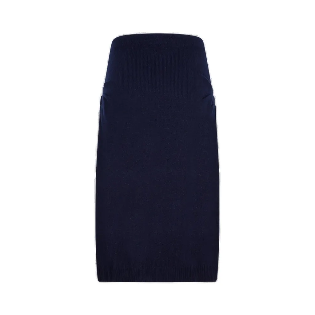 Prada Slit-Detailed Skirt