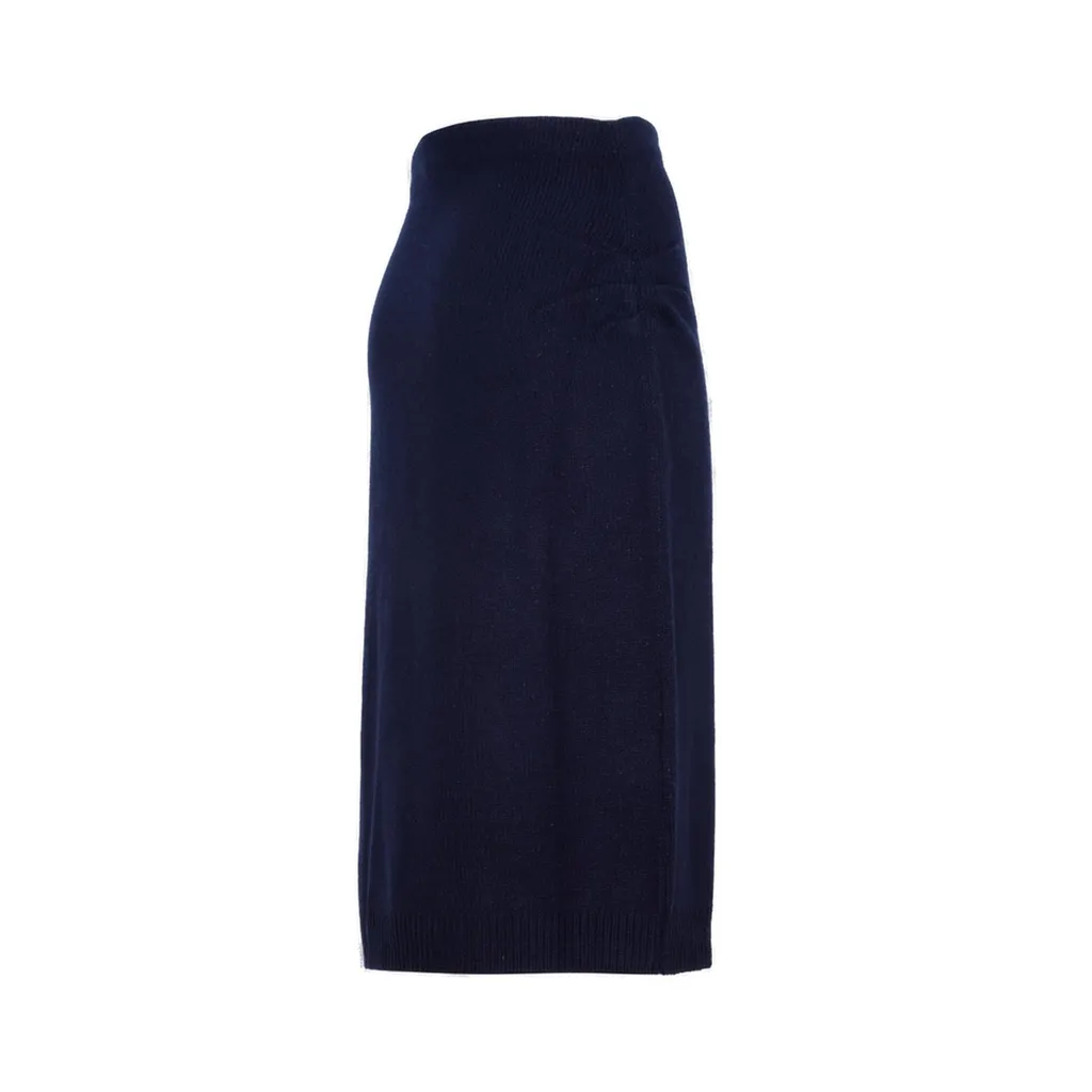 Prada Slit-Detailed Skirt