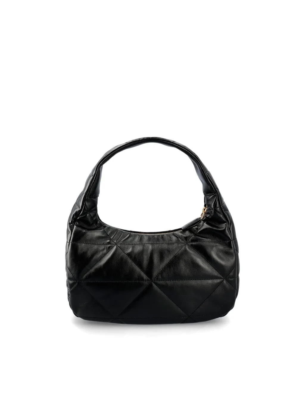 Prada Logo Plaque Padded Shoulder Bag
