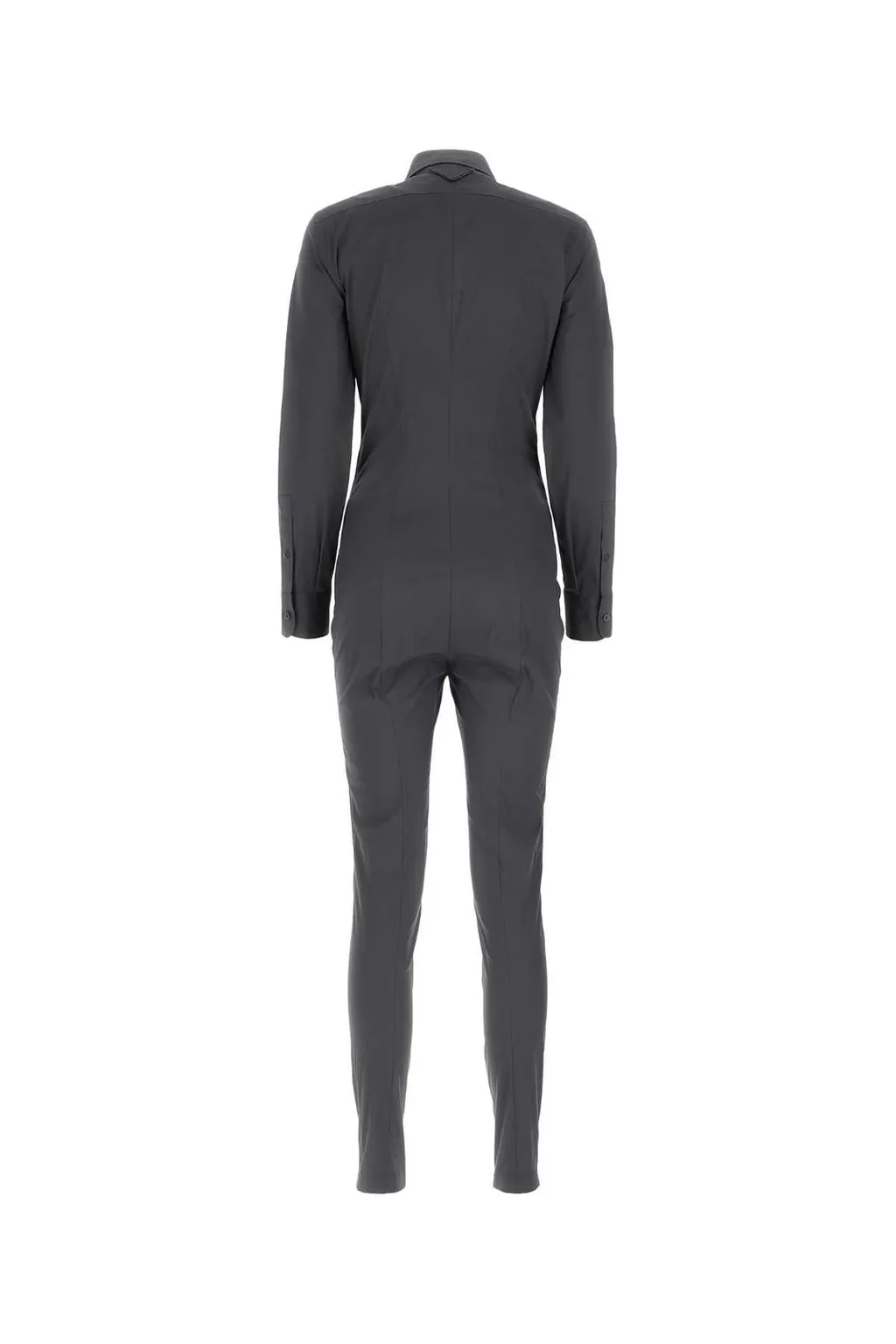 Prada Logo Patch Long-Sleeved Jumpsuit