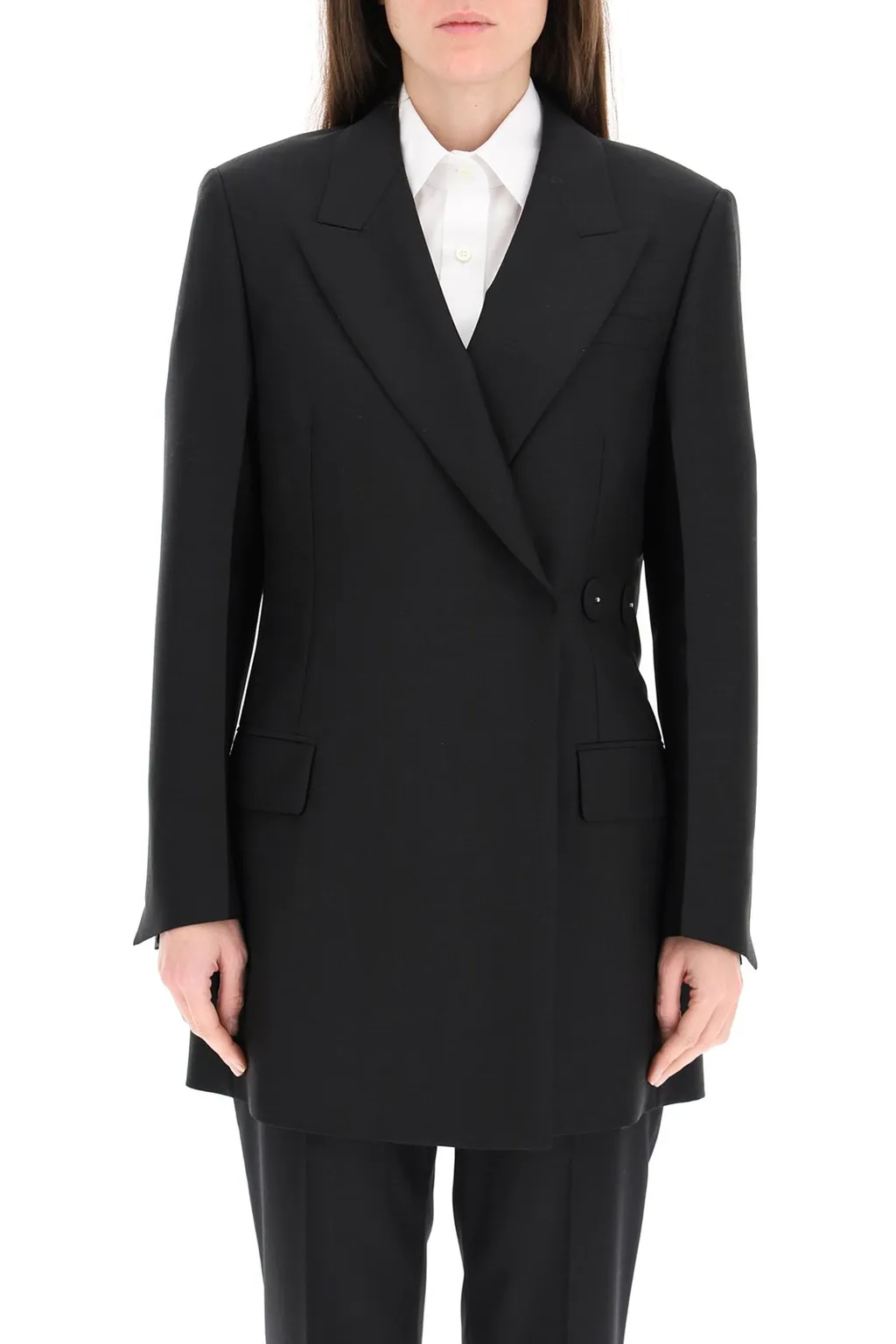 Prada Single-Breasted Pea Coat