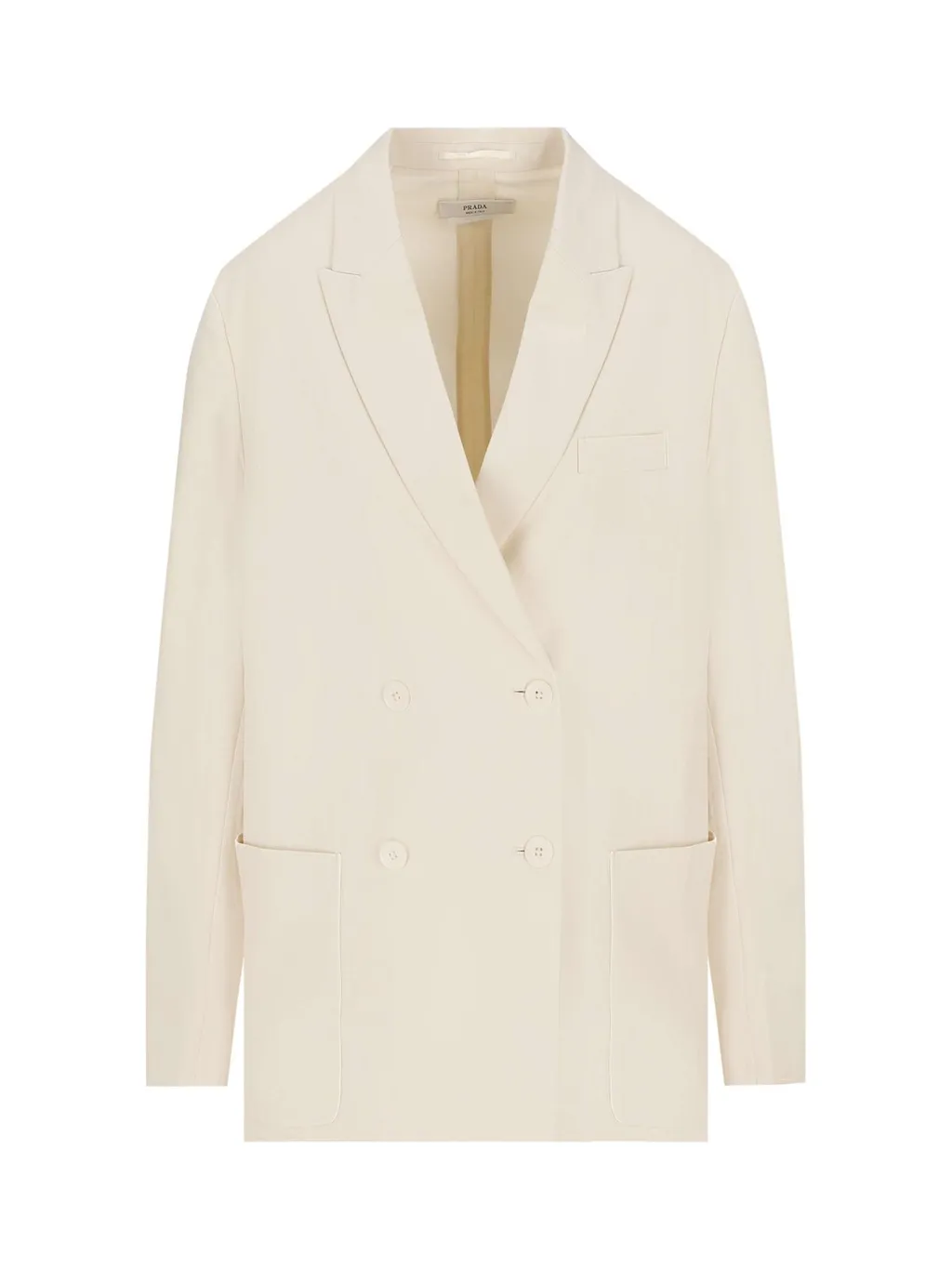 Prada Double-Breasted Long Sleeved Blazer