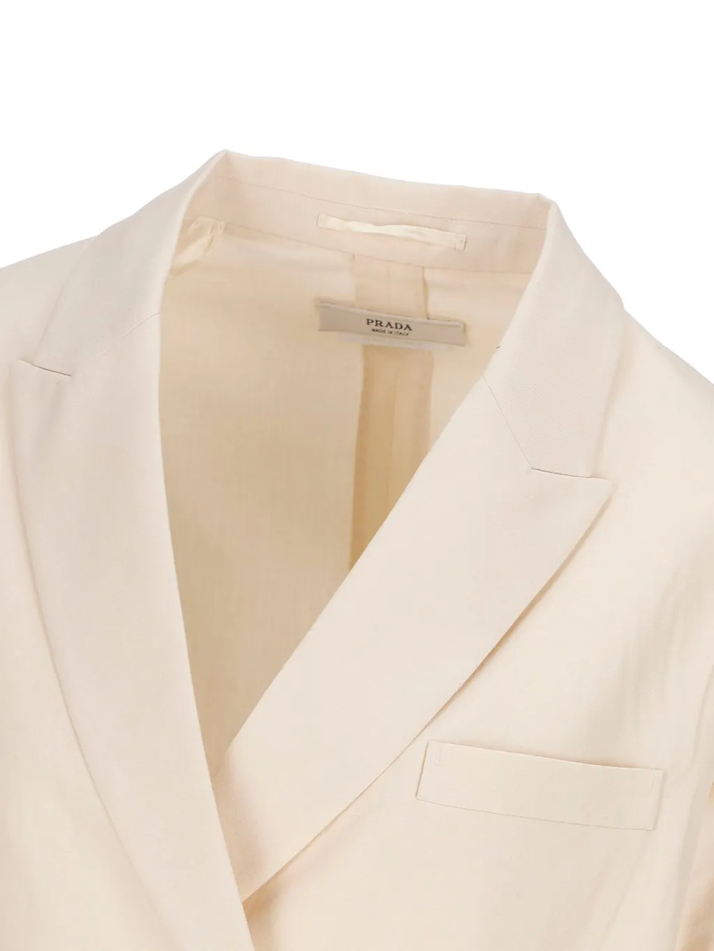 Prada Double-Breasted Long Sleeved Blazer