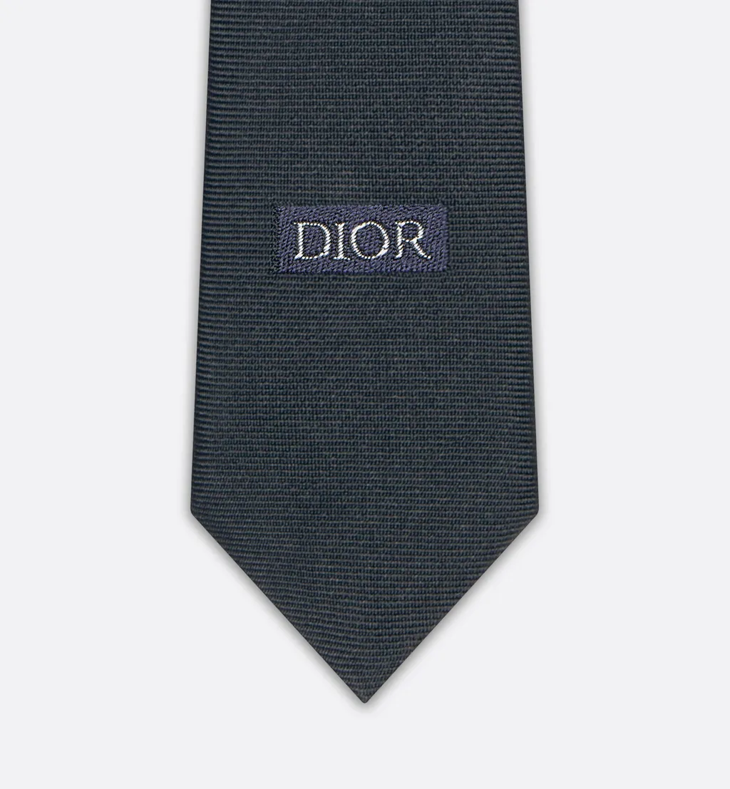 Tie With Centered Dior Oblique