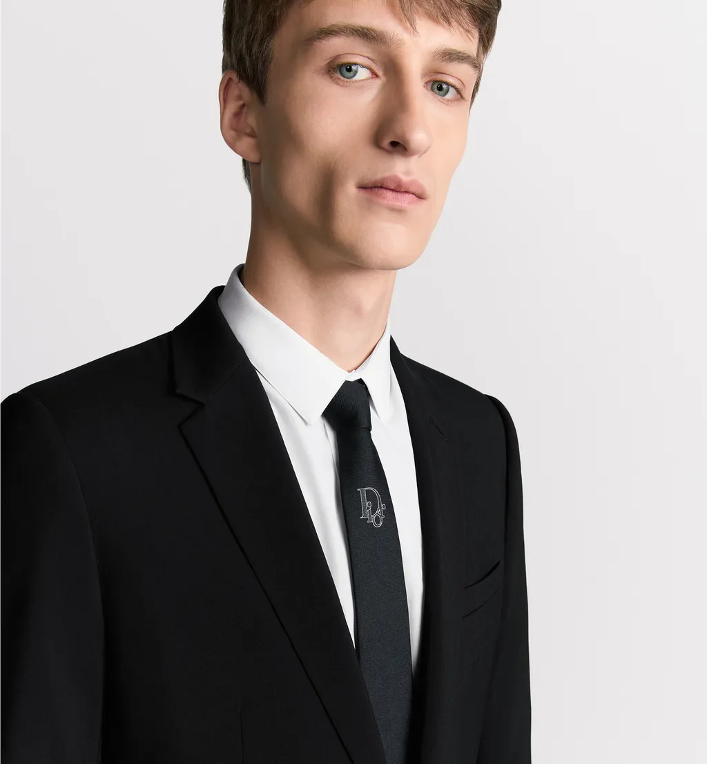 Tie With Centered Dior Oblique