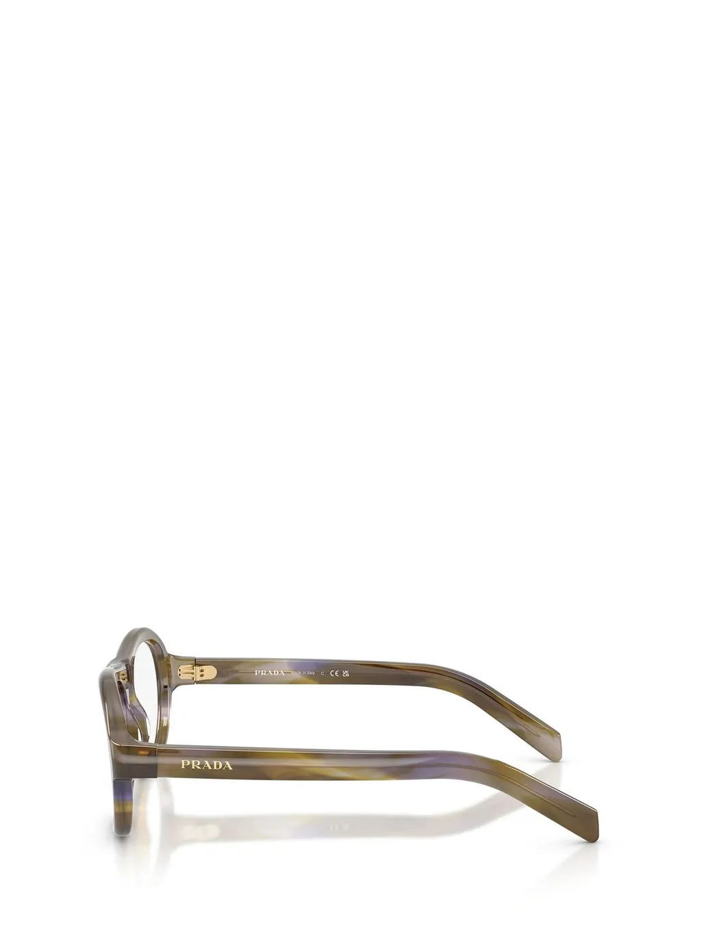 Prada Eyewear Oval Frame Glasses
