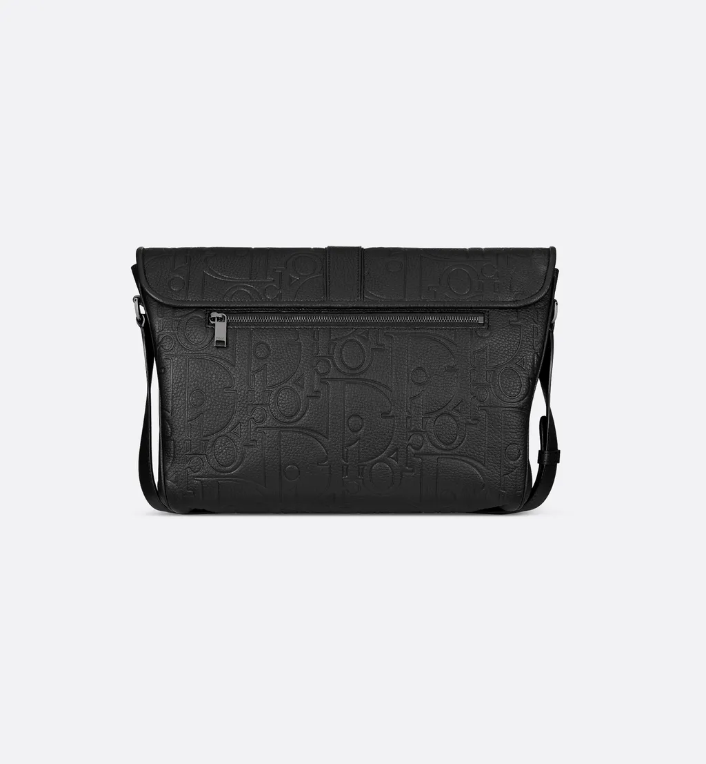 Large Dior Daily Messenger Bag With Flap