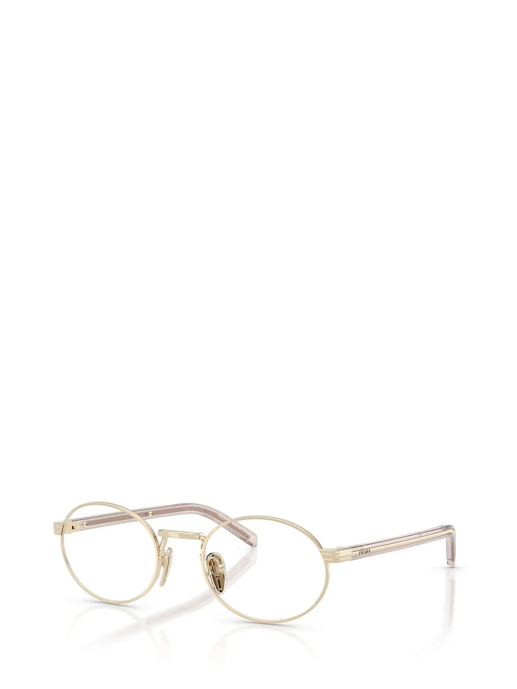 Prada Eyewear Oval Frame Glasses