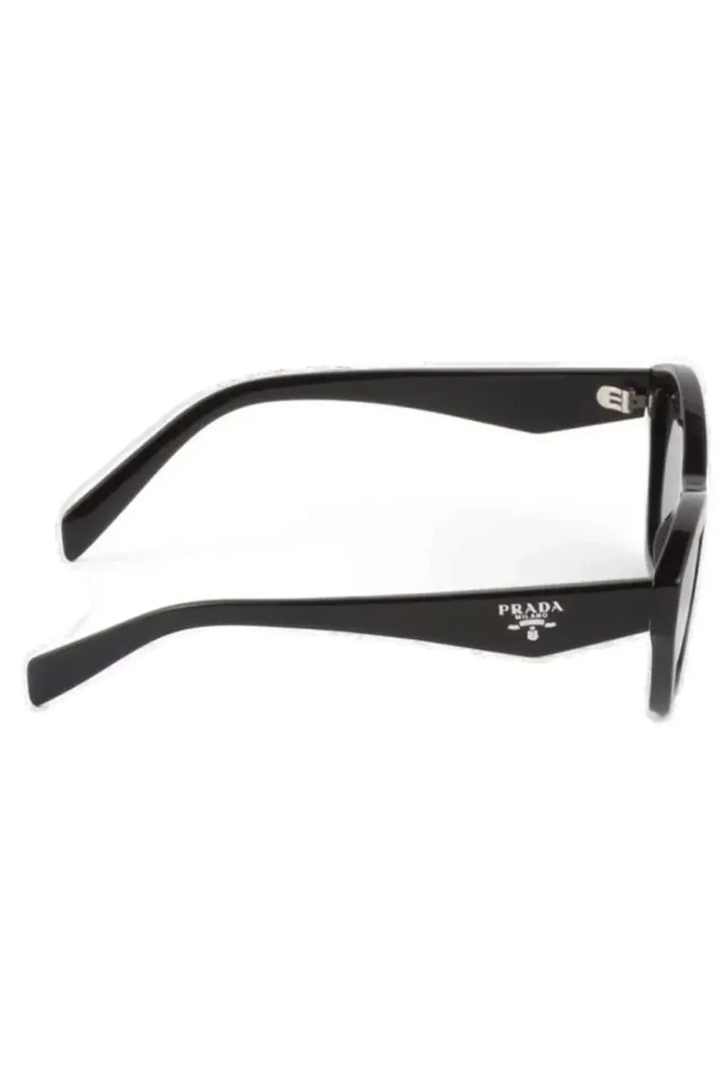 Prada Eyewear Cat Eye Frame Logo Sunglasses