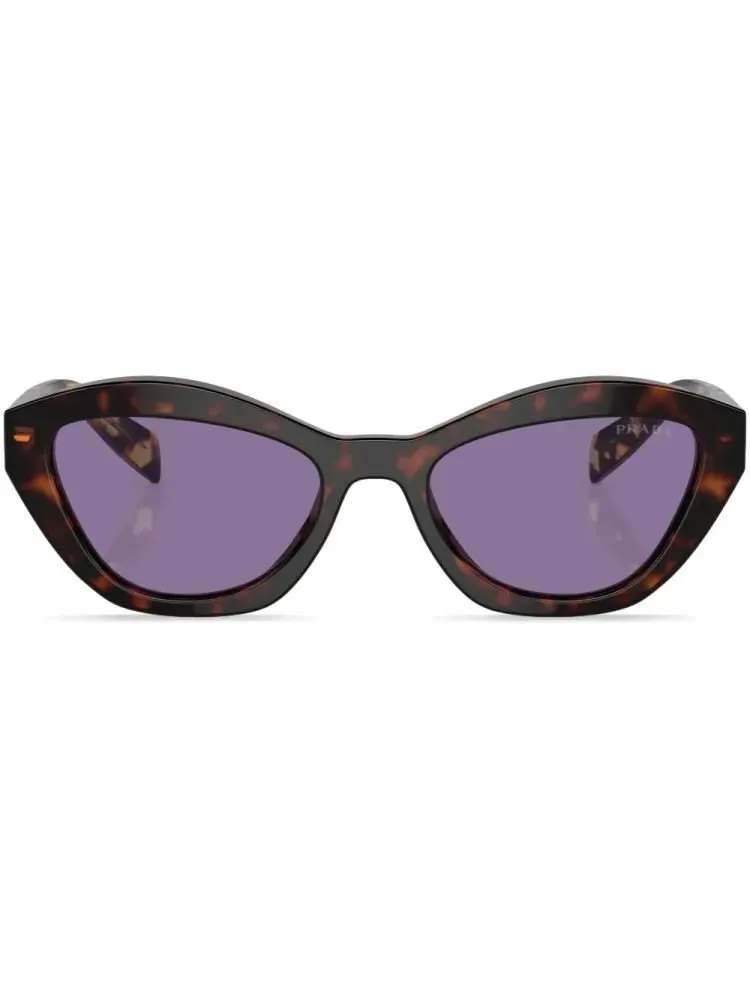 Prada Eyewear Cat Eye Frame Logo Sunglasses