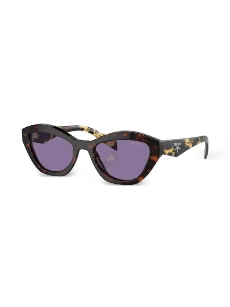 Prada Eyewear Cat Eye Frame Logo Sunglasses