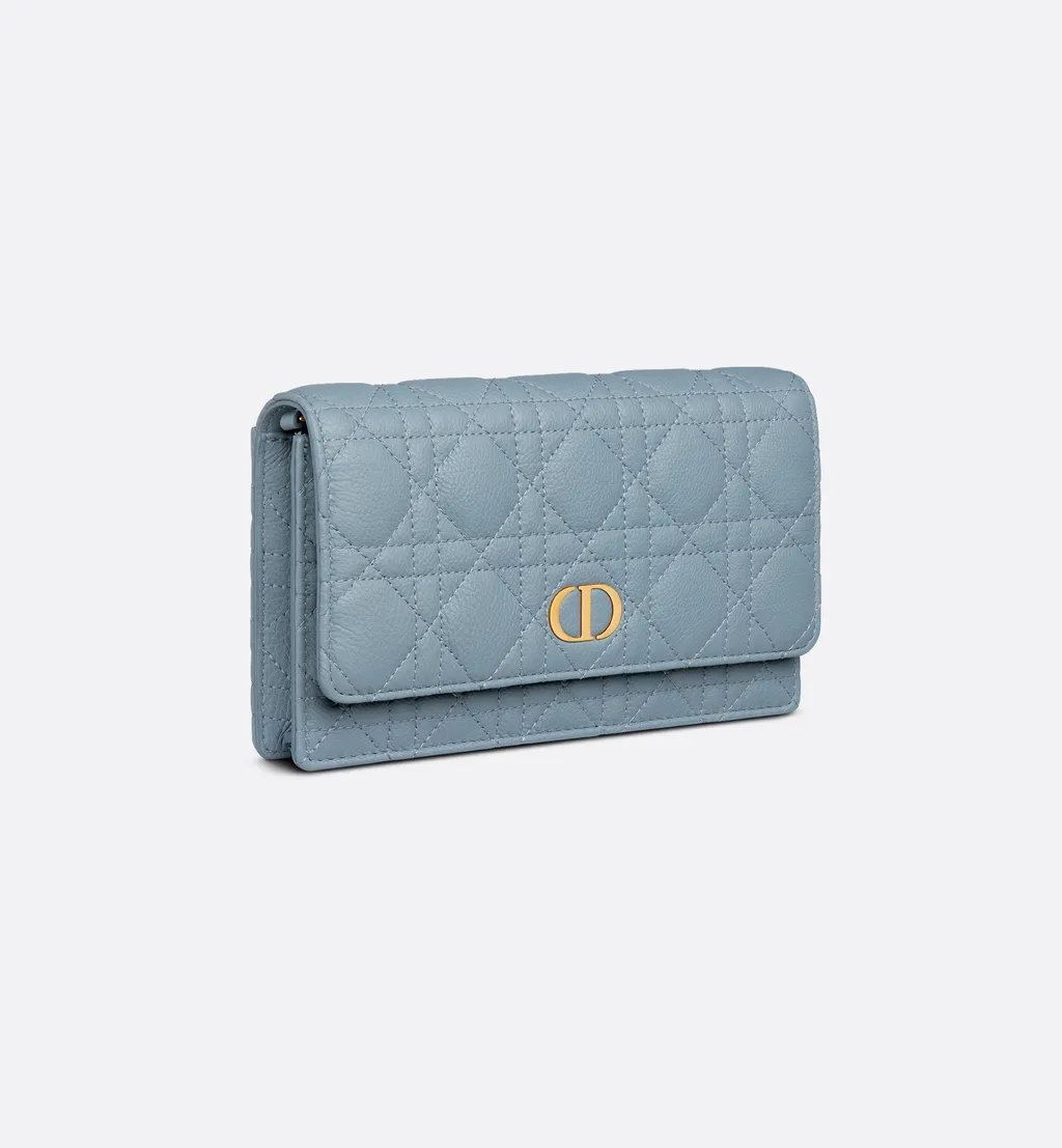 Dior Caro Pouch With Chain
