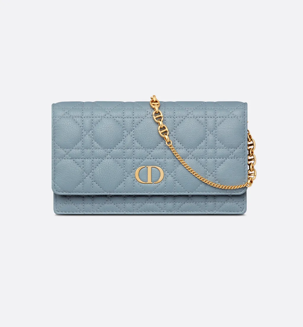 Dior Caro Pouch With Chain