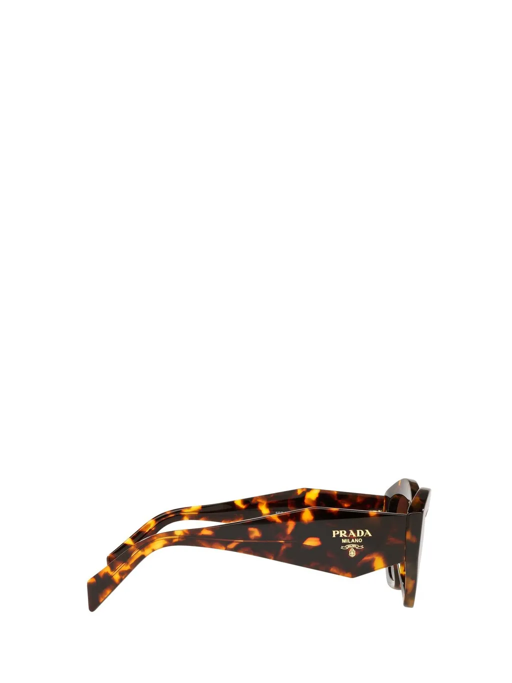 Prada Eyewear Logo-Printed Angular-Frame Sunglasses