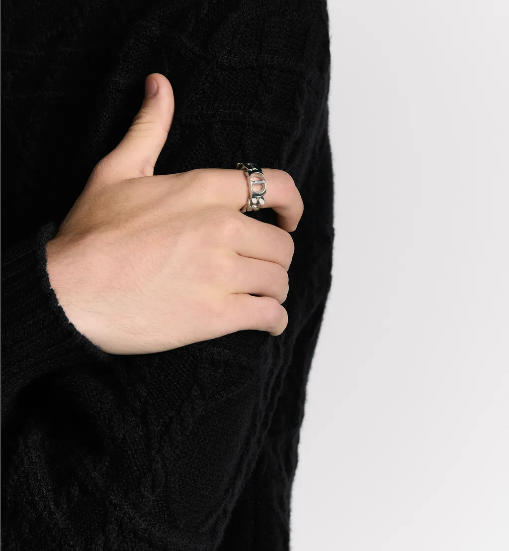 Cd Icon Chain Link Ring