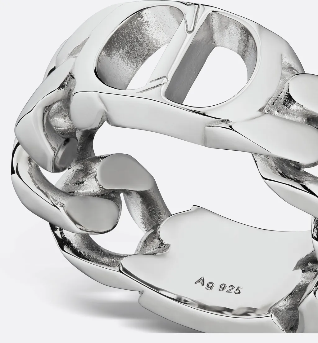 Cd Icon Chain Link Ring