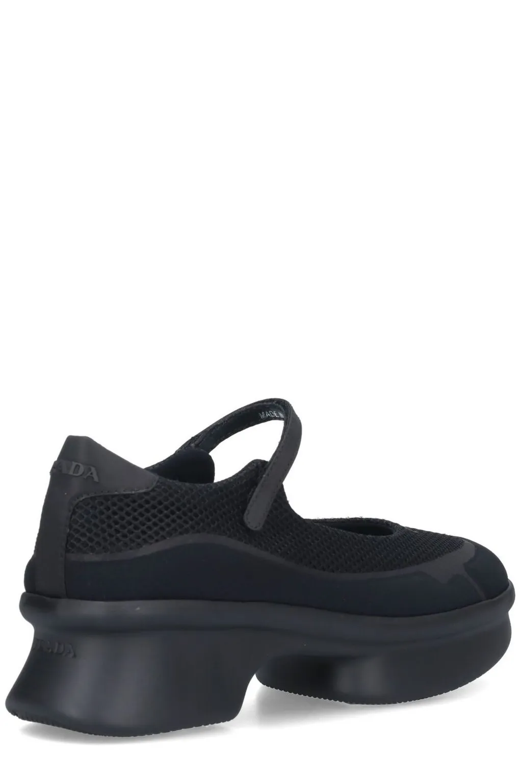 Prada Round-Toe Mesh Ballerinas
