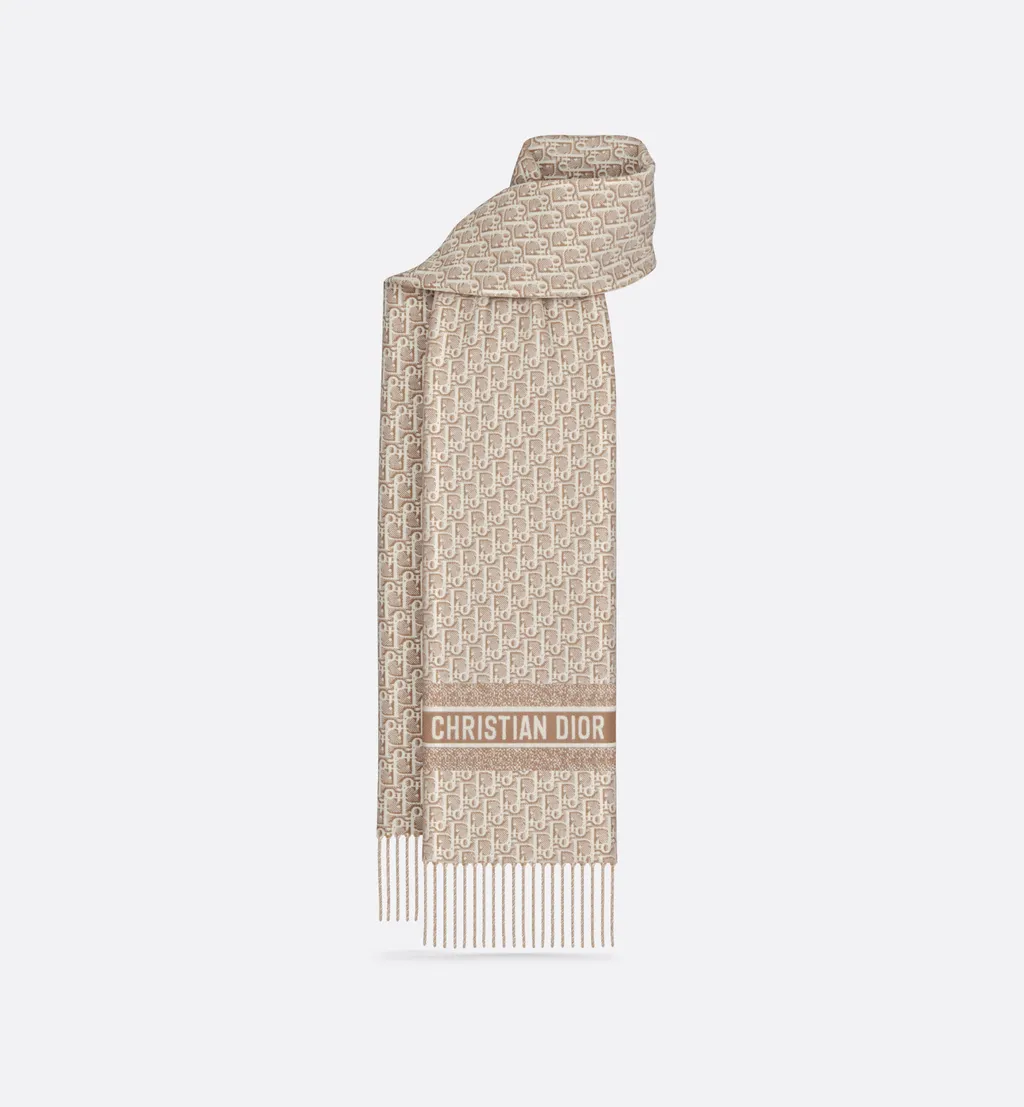 Dior Oblique Natte Scarf